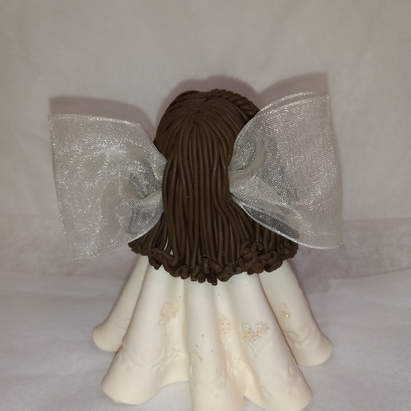 Vintage Kneeded Angel Special Friend Porcelian Ceramic Angel Cherub miniature - Picture 3 of 6